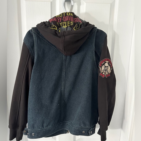 Harley Davidson bomber style jacket. Size M - Picture 2 of 3